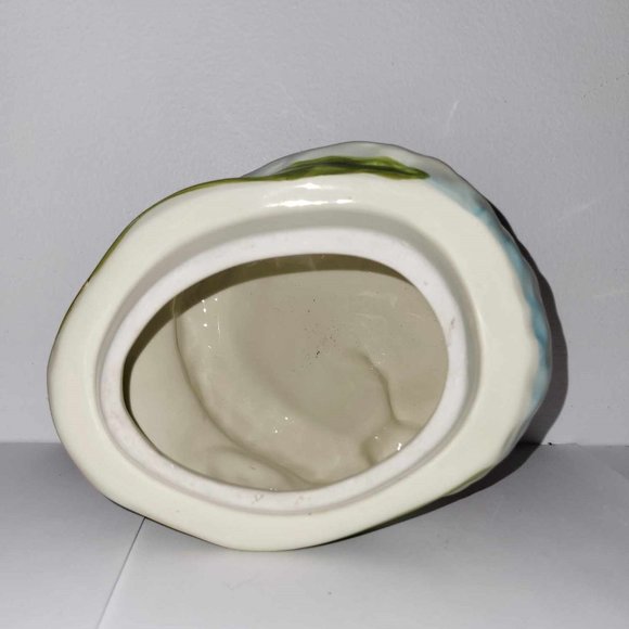 Rare Retro Frog with Santa Hat Cookie Jar Hand Painted - Picture 10 of 10